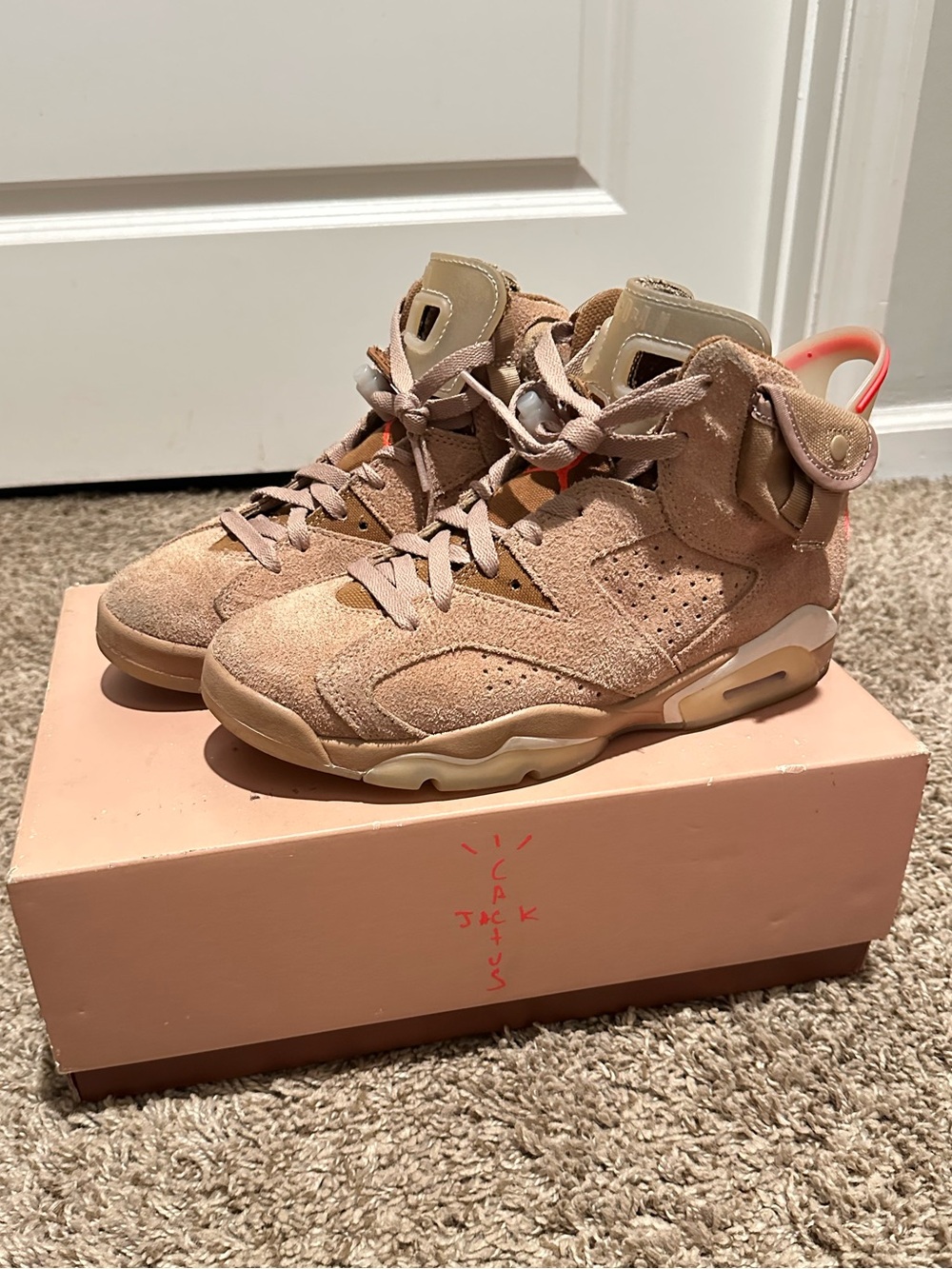Travis Scott "British Khaki" Jordan 6s 100% authentic